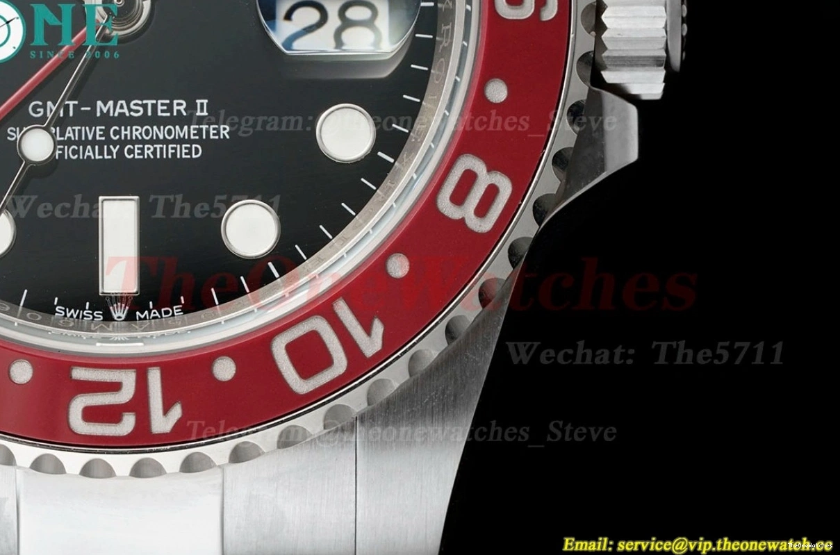 SS II GMT VR3285 40mm Oys EWEF Black Master SS Pepsi 126710 Dial 0423